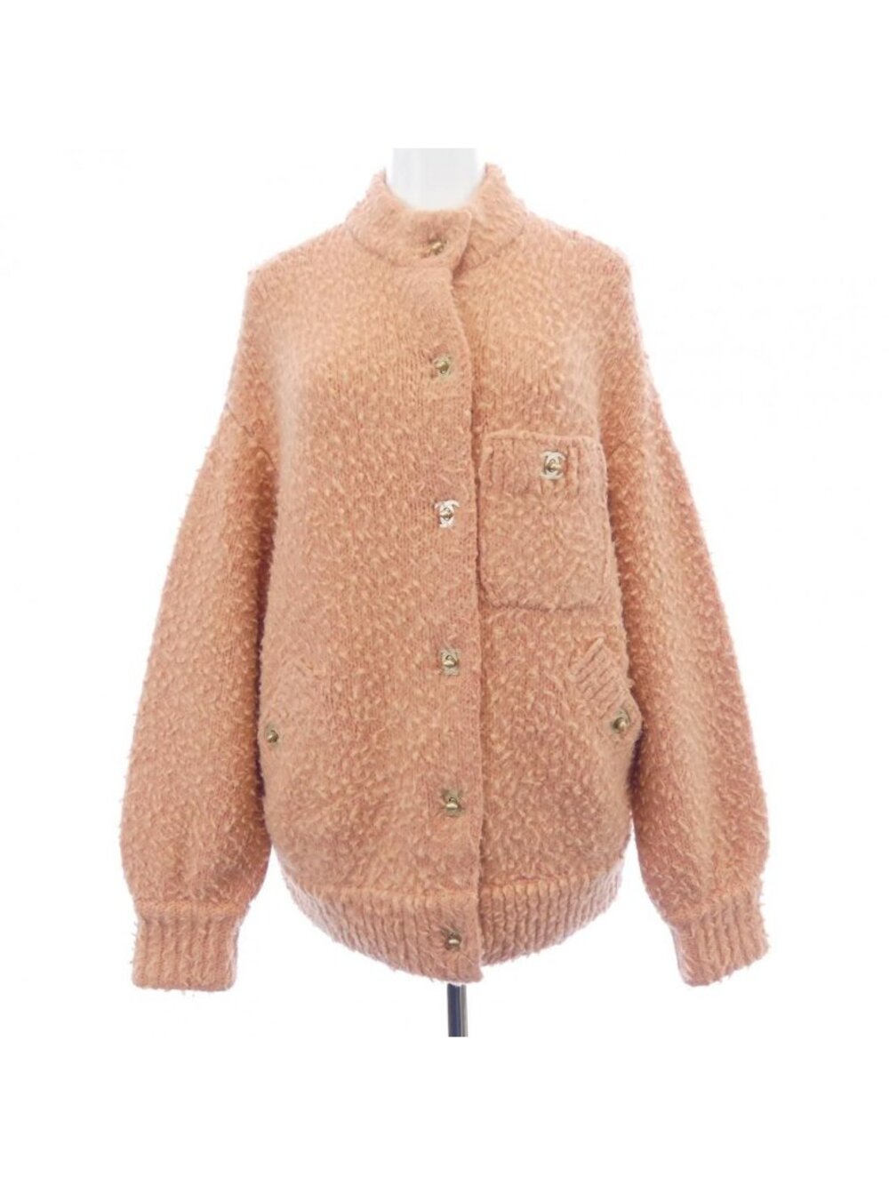 Chanel Turnlock Cardigan Pink
